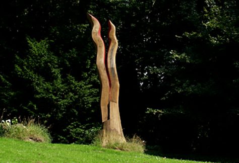 Eichenskulptur Ulrike Göllner