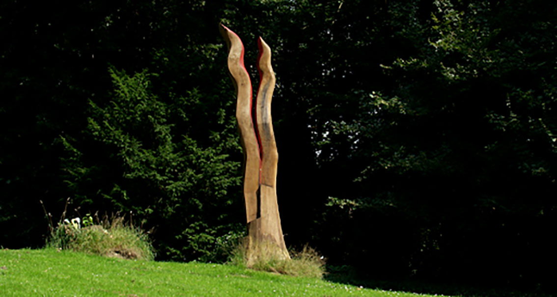 Eichenskulptur Ulrike Göllner