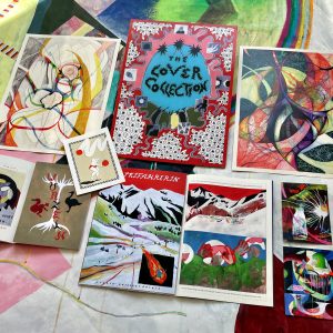 Verschiedene bunte Printmaterialien