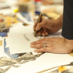 Kreativ-Station in der Kunsthalle Bremen