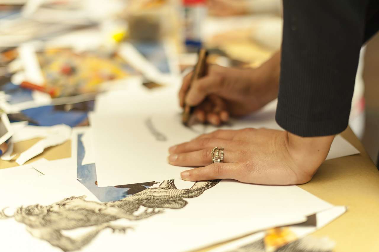 Kreativ-Station in der Kunsthalle Bremen