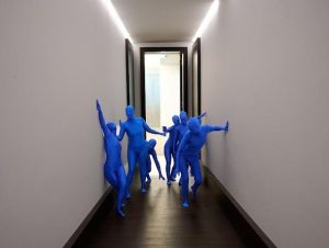 Performance der gassi gäng in der Kunsthalle Bremen