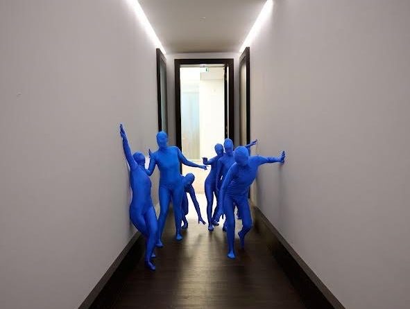 Performance der gassi gäng in der Kunsthalle Bremen