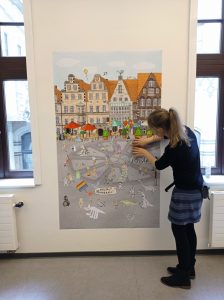 Mitmachaktion Wimmelbild copyright Stadtbibliothek Bremen