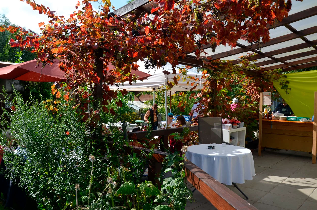 Kaisenhaus draussen im Sommer